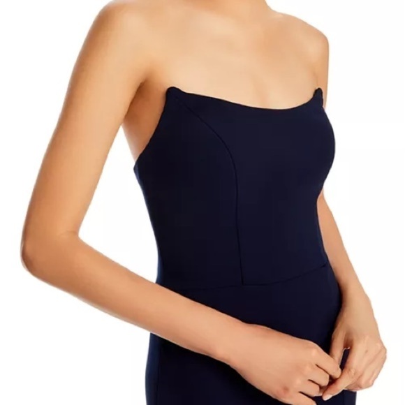 AQUA Strapless GownLength Evening Dress Sweetheart neck Mermaid silhouette, New - Picture 6 of 16